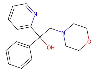 2-Morpholin-4-yl-1-phenyl-1-pyridin-2-ylethanol structure