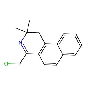 4-(Chloromethyl)-2,2-dimethyl-1,2-dihydrobenzo[f]isoquinoline structure