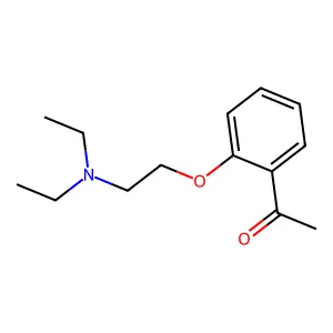 Acetophenone, 2'-(2-(diethylamino)ethoxy)- structure
