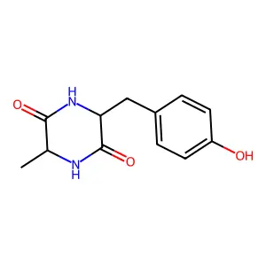 Cyclo(Ala-Tyr) structure