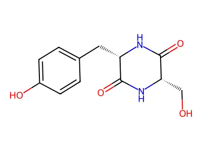 Cyclo(seryltyrosyl) structure