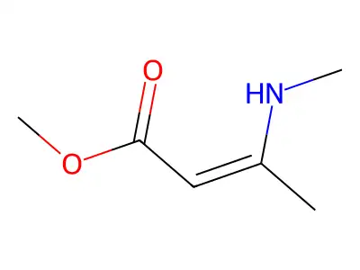 Methyl 3-(methylamino)but-2-enoate structure