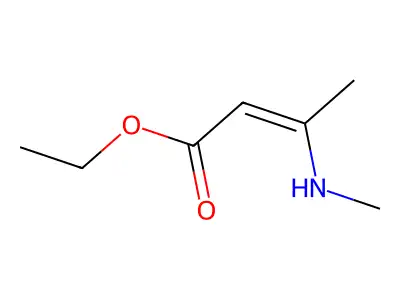 3-(甲氨基)-2-丁烯酸乙酯 structure