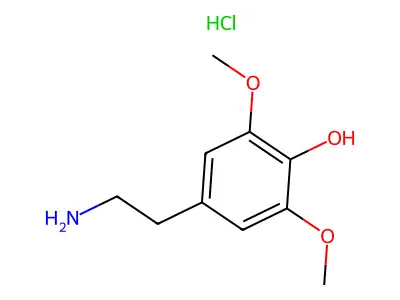 4-(2-Aminoethyl)-2,6-dimethoxyphenol structure