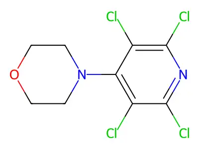 4-Morpholino-2,3,5,6-tetrachloropyridine structure