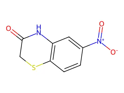 6-Nitro-2H-benzo[b][1,4]thiazin-3(4H)-one structure
