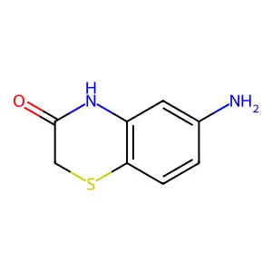 6-amino-3,4-dihydro-2H-1,4-benzothiazin-3-one structure
