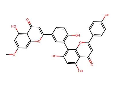 Sequoiaflavone structure