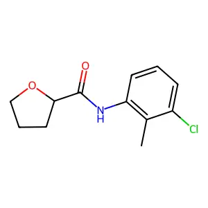 (2S)-N-(3-chloro-2-methylphenyl)oxolane-2-carboxamide structure