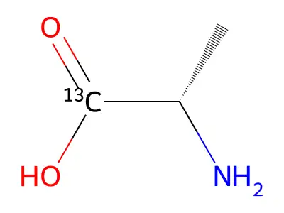 DL-Alanine-1-13C structure