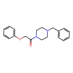 1-(4-Benzylpiperazin-1-yl)-2-phenoxyethanone structure