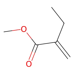 2-亚甲基丁酸甲酯 structure