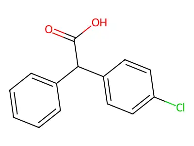 2-(4-Chlorophenyl)-2-phenylacetic acid structure