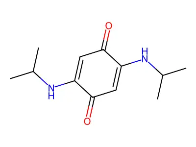 2,5-Bis(isopropylamino)-1,4-benzoquinone structure