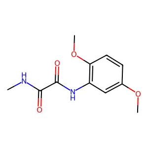 N'-(2,5-dimethoxyphenyl)-N-methyloxamide structure