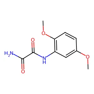 N'-(2,5-dimethoxyphenyl)oxamide structure