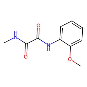 N'-(2-methoxyphenyl)-N-methyloxamide structure