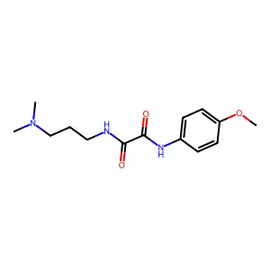 N1-(3-(dimethylamino)propyl)-N2-(4-methoxyphenyl)oxalamide structure