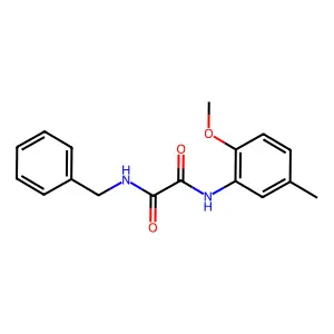 N-benzyl-N'-(2-methoxy-5-methylphenyl)ethanediamide structure