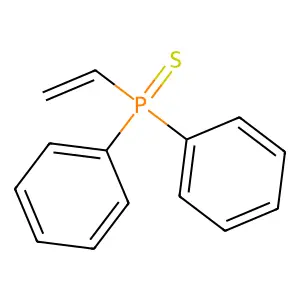 Diphenyl(vinyl)phosphine sulfide structure