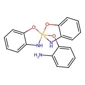 2-(2,2'-spirobi[3H-1,3,2lambda5-benzoxazaphosphole]-2-yloxy)aniline structure