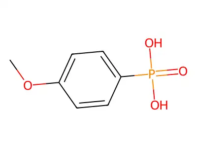 4-Methoxyphenylphosphonic acid structure