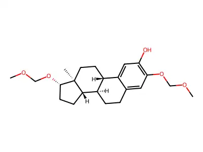 2-Hydroxy-3,17beta-O-bis(methoxymethyl)estradiol structure