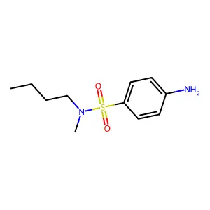 4-amino-N-butyl-N-methylbenzenesulfonamide structure