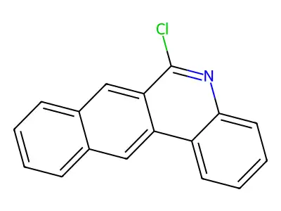 6-Chlorobenzo(j)phenanthridine structure