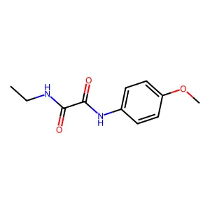 N-ethyl-N'-(4-methoxyphenyl)ethanediamide structure