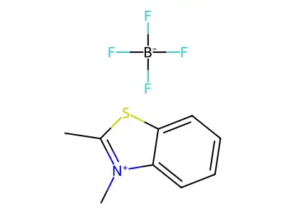 2,3-Dimethyl-1,3-benzothiazol-3-ium tetrafluoroborate structure