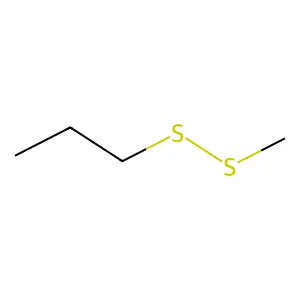 甲基丙基二硫醚 structure