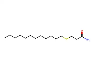 Propanamide, 3-(dodecylthio)- structure