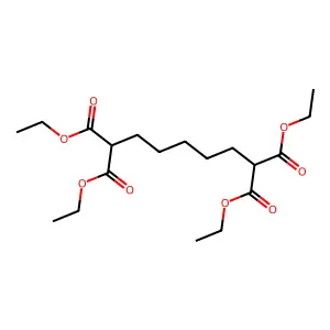 Tetraethyl heptane-1,1,7,7-tetracarboxylate structure