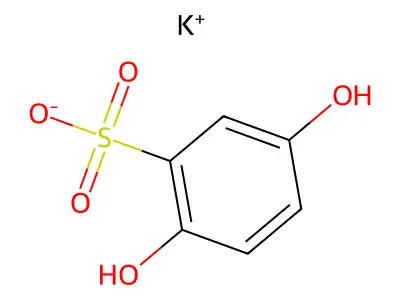 2,5-Dihydroxybenzenesulfonate structure