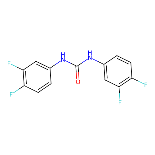 1,3-Bis(3,4-difluorophenyl)urea structure