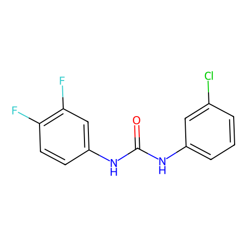 1-(3-Chlorophenyl)-3-(3,4-difluorophenyl)urea structure