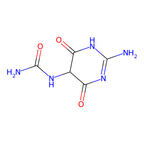 2-Amino-5-ureido-4,6-pyrimidinedione structure
