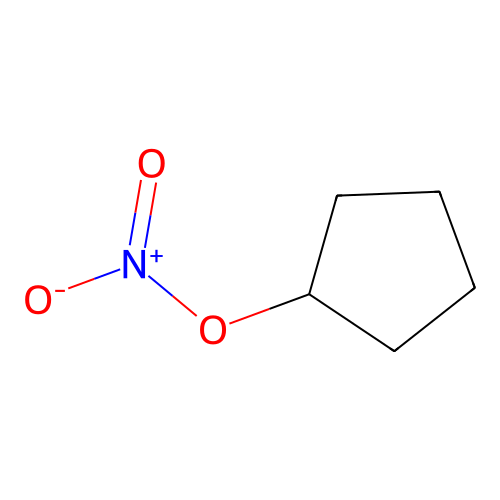Cyclopentanol, nitrate structure