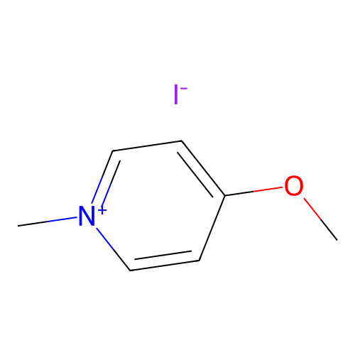 4-甲氧基-1-甲基吡啶鎓碘化物 structure