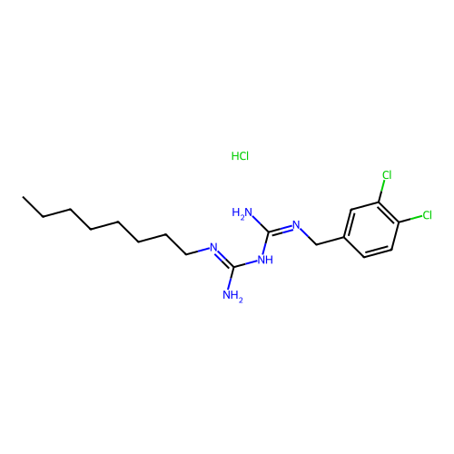 Olanexidine hydrochloride anhydrous structure