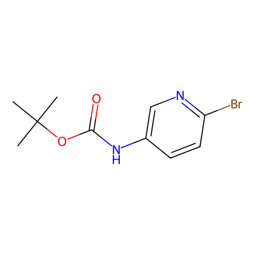 5-Amino-2-bromopyridine, 5-BOC protected structure