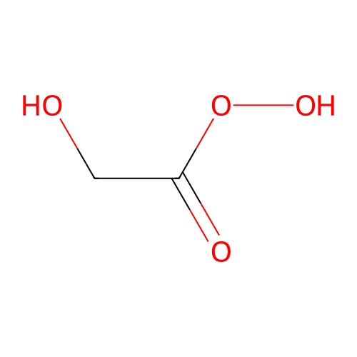 Ethaneperoxoic acid, hydroxy- structure