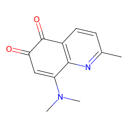 8-(Dimethylamino)-2-methyl-5,6-quinolinedione structure