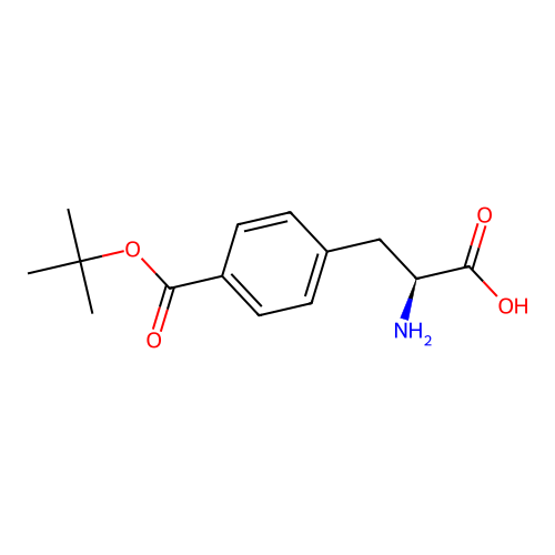 4-tert-Butyloxycarbonyl-L-phenylalanine structure