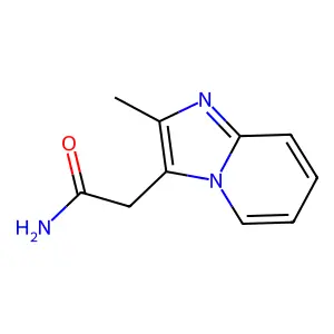 2-甲基咪唑并(1,2-a)吡啶-3-乙酰胺 structure