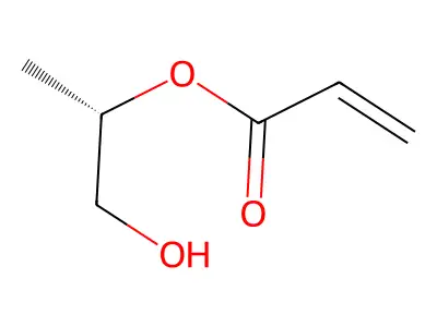 (1S)-2-Hydroxy-1-methylethyl 2-propenoate structure