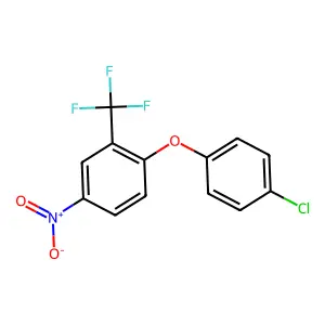 1-(4-Chlorophenoxy)-4-nitro-2-(trifluoromethyl)benzene structure