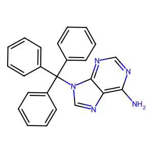 9-Trityladenine structure