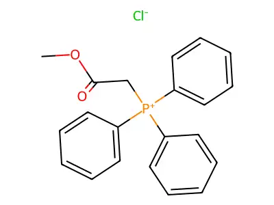 Phosphonium, (2-methoxy-2-oxoethyl)triphenyl-, chloride (1:1) structure